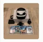 PlayStation VR Headset + Games + accessoires, Spelcomputers en Games, Virtual Reality, Ophalen of Verzenden