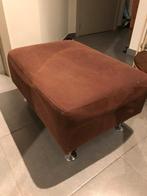 Lig stoelen 2x + Poef Bruin     µ9z, Huis en Inrichting, Ophalen of Verzenden, Rechthoekig