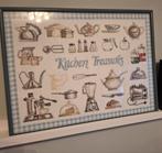 Geborduurde Merklap Keuken Accessoires - Ingelijst, Ophalen