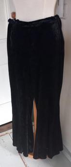 velour gothic broek laughing Vampire  l/xl elastische taille, Laughing vampire, Zwart, Maat 42/44 (L), Ophalen of Verzenden