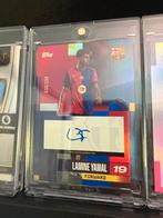 Lamine Yamal autograph card /250 FC Barcelona Topps teamset, Ophalen, Zo goed als nieuw, Losse kaart