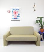 Vintage Gelderland bankje | gele bank ploegstof design, Modern vintage, ., 150 tot 200 cm, Tweepersoons