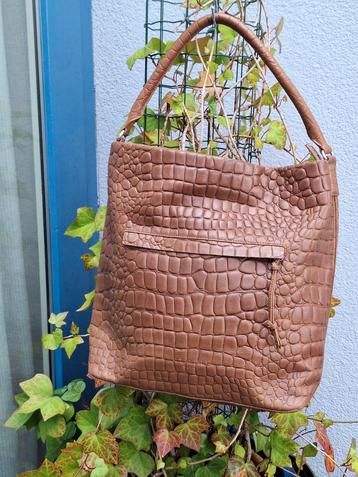 Bruine Liebeskind shopper met Croco Print beschikbaar voor biedingen