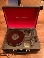 Muse MT-103DB Kofferplatenspeler - Donkerblauw, Overige merken, Ophalen of Verzenden, Zo goed als nieuw, USB-aansluiting