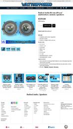 Radical Audio RA 130.2M 5.25'' midwoofers ( 130mm ) speakers, ., Ophalen of Verzenden, Zo goed als nieuw, .