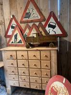 Sleetse Vintage Franse verkeersborden werkborden, Ophalen