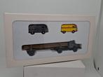 2 x VW T1 en 1 x Büssing 8000 Museum set - Wiking 1/87, Verzenden, Zo goed als nieuw, Bus of Vrachtwagen, Wiking