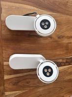 2x Philips Wandlamp LED Mat Wit, Ophalen, Gebruikt, Metaal of Aluminium, Led