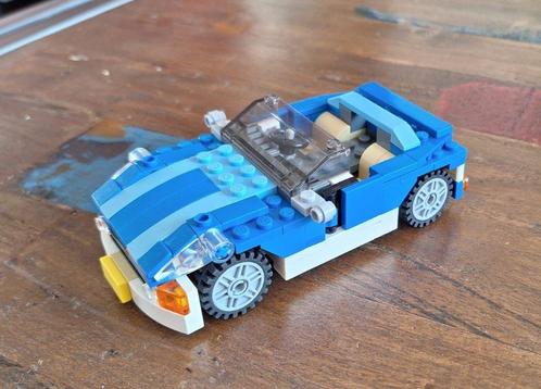 6913 - LEGO Creator Blauwe Sportwagen 3-in-1 * donkere ruit, Kinderen en Baby's, Speelgoed | Duplo en Lego, Gebruikt, Lego, Complete set