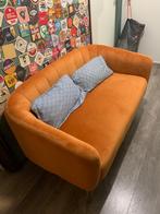 Oranje bank 2 twee zits, Ophalen, Gebruikt, 150 tot 200 cm, Tweepersoons