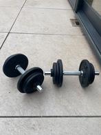 Halterset 2x 10kg, Sport en Fitness, Fitnessmaterialen, Ophalen, Zo goed als nieuw, Halterset
