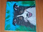 Een zelfgemaakt schilderij van een hond., Ophalen of Verzenden