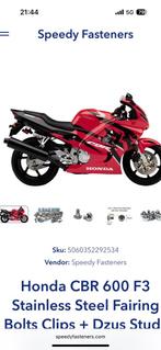 Gezocht kuipdelen honda cbr 600f3 1997-1998, Motoren, Onderdelen | Honda, Ophalen of Verzenden