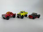 3 x Amerikaanse -monster-  Pick-up Truck Toyota  majorette, Hobby en Vrije tijd, Modelauto's | 1:50, Ophalen of Verzenden, Gebruikt