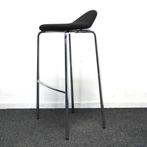 Materia Plektrum Barkruk | Krukken | Zwarte stof | ZH 78 cm, Huis en Inrichting, Barkrukken, -, 60 tot 90 cm, Ophalen of Verzenden