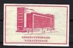 2218 Den Haag GEMEENTEWERKEN, Ophalen of Verzenden, Nederland