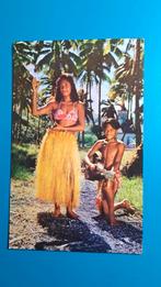 Tahiti Danseres en gitarist 1962, Verzamelen, Ophalen of Verzenden, 1960 tot 1980, Gelopen, Buiten Europa
