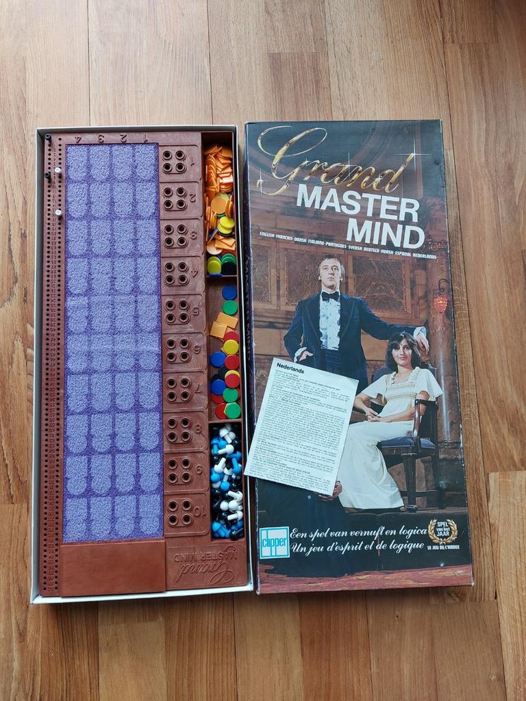 Grand Master Mind, Een of twee spelers, Ophalen, Gebruikt