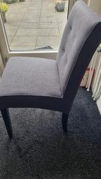 Eetkamerstoelen 4 voor 20,00, Ophalen, Gebruikt, Grijs, Vier