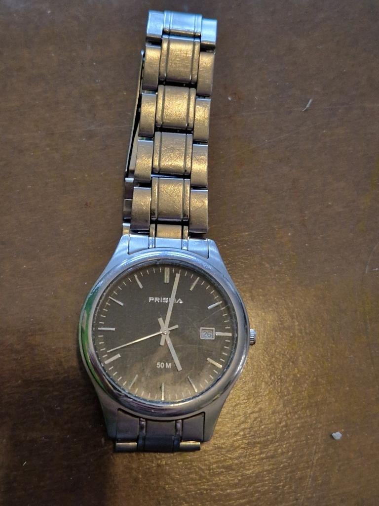 Prisma herenhorloge, werking onbekend, Ophalen of Verzenden