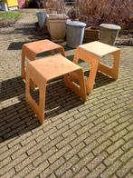 Drie vintage ikea krukken,  Benjamin, Gebruikt, O, Vo, Hout