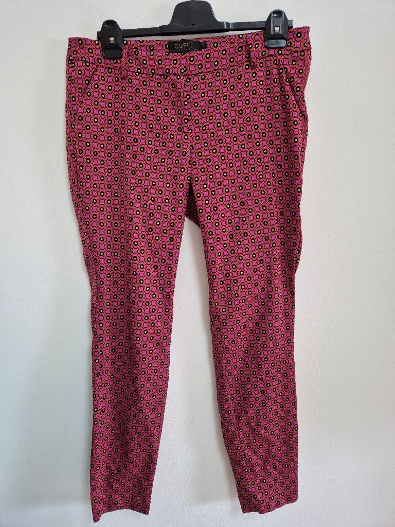 Br31 - Zomerse Corel Amsterdam broek maat 40 (1), Maat 38/40 (M), Blauw, Ophalen of Verzenden, Zo goed als nieuw