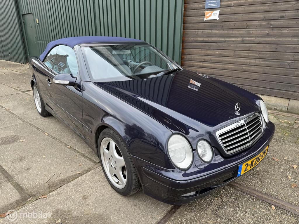 Mercedes-Benz CLK Cabrio 320 Avantgarde Nette wagen!, Auto's, Oldtimers, Automaat, Achterwielaandrijving, Zwart, Cabriolet