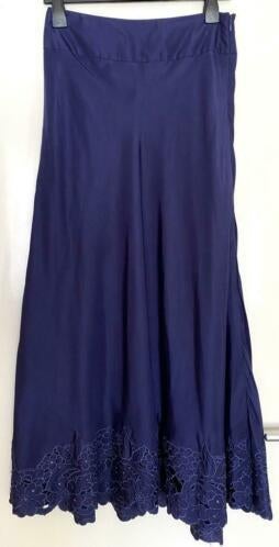 Monsoon lange zijden paarse rok maat 36[v], Kleding | Dames, Paars, Ophalen of Verzenden, Zo goed als nieuw, Maat 36 (S)