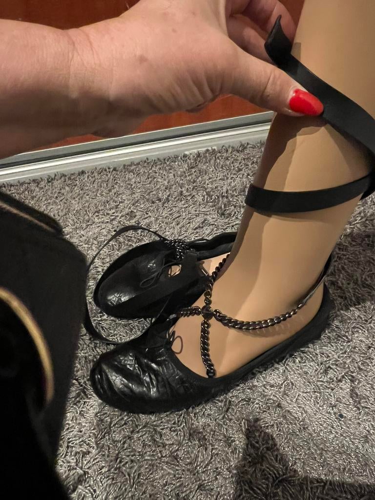 VALENTINO GARAVANI ballerina’s enkelband 38,5 origineel zgan, Kleding | Dames, Schoenen, G, G, Zwart, G