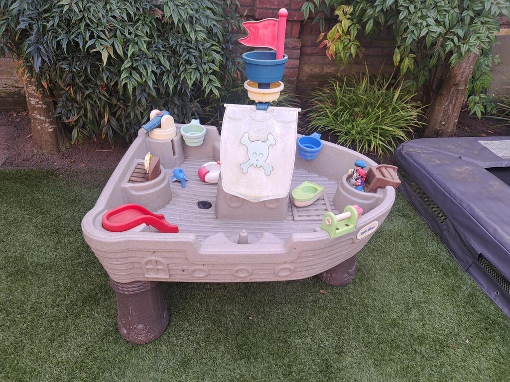 Little Tikes piratenboot watertafel, Kinderen en Baby's, Speelgoed | Buiten | Zandbakken, Ophalen, Gebruikt