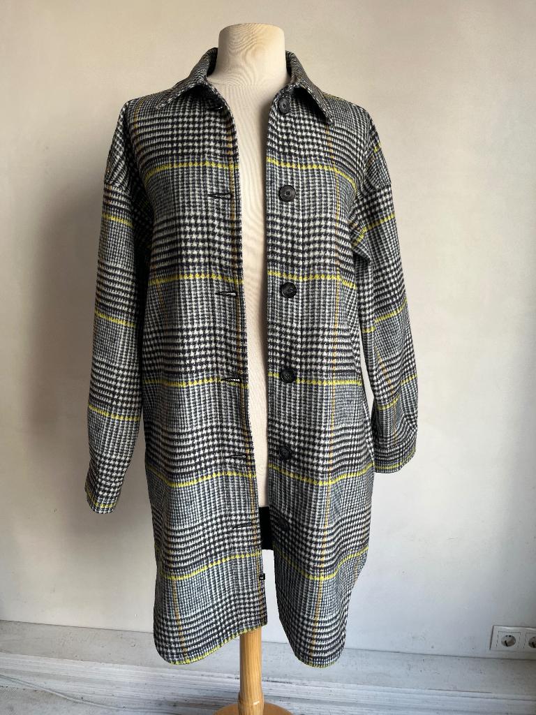 Beaumont jas blouse ruit grijs, Verzenden, Beaumont, Zo goed als nieuw, Maat 36 (S)