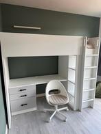 Ikea Smastad hoogslaper met bureau, kast en lades, Ophalen, Gebruikt, Hoogslaper