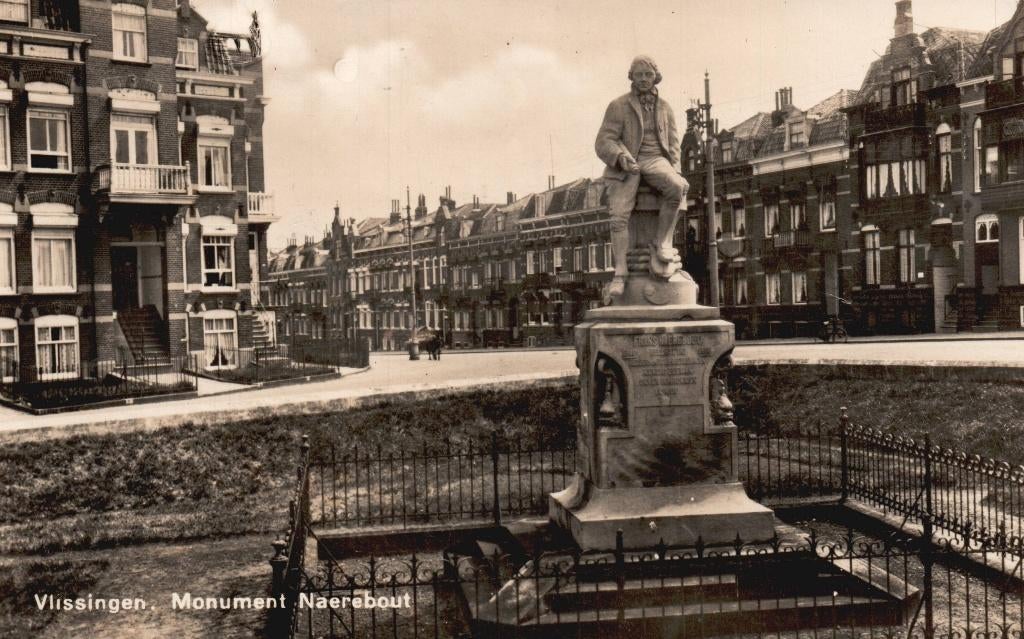 Vlissingen, Monument Naerebout  131129, Ophalen of Verzenden, Ongelopen, Zeeland
