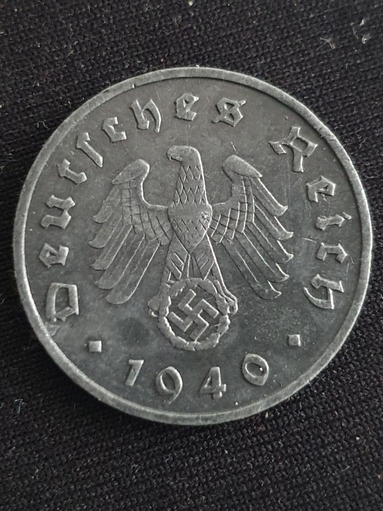 Nazi Duitsland derde Rijk 10 pfennig munt uit 1940., Ophalen of Verzenden, Zuidoost-Azië