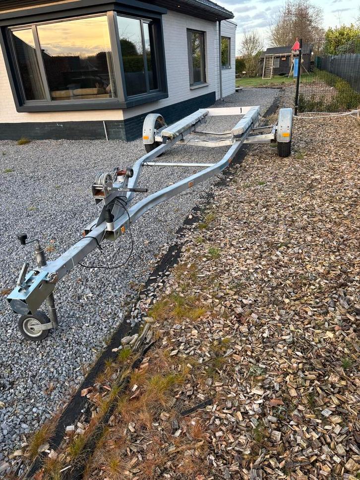 Boot trailer Escort tot 6m - Stallingstrailer, Watersport en Boten, Boottrailers, Gebruikt, Sloepentrailer, Minder dan 1500 kg