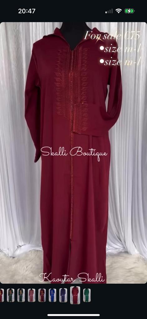 Jelaba rood m/l, Kleding | Dames, Gelegenheidskleding, Ophalen of Verzenden, Zo goed als nieuw, Rood, Overige typen