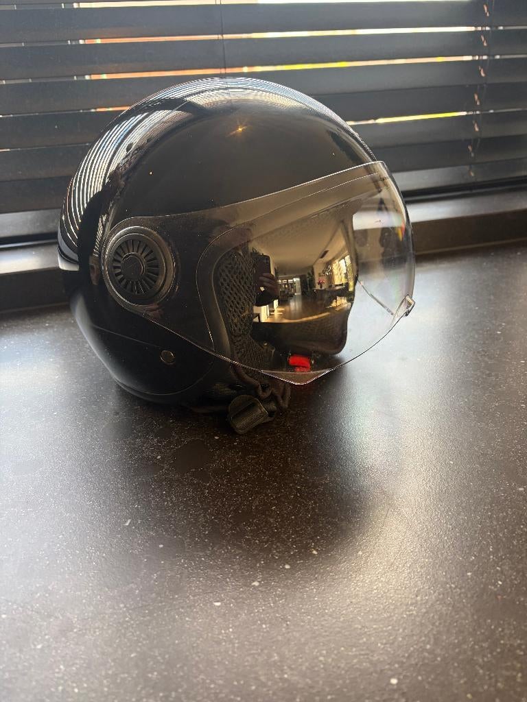 helm, Fietsen en Brommers, Brommerhelmen, Gebruikt, Extra small of kleiner, Ophalen
