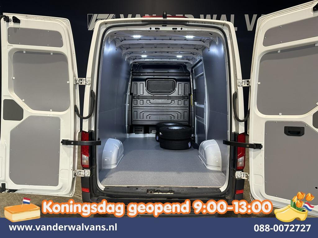 Volkswagen Crafter 2.0 TDI 141pk L3H3 (L2H2) Euro6 Airco | M, Voorwielaandrijving, Stof, Gebruikt, 4 cilinders