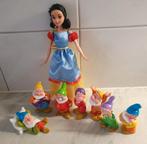 Sneeuwwitje en de zeven dwergen,  Disney set 2007, Ophalen of Verzenden, Sneeuwwitje of Doornroosje, Zo goed als nieuw, Beeldje of Figuurtje