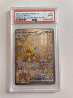 Alakazam ex SIR #201 PSA 9 - Pokémon Mew EN-151, Ophalen of Verzenden, Zo goed als nieuw, Losse kaart, Foil