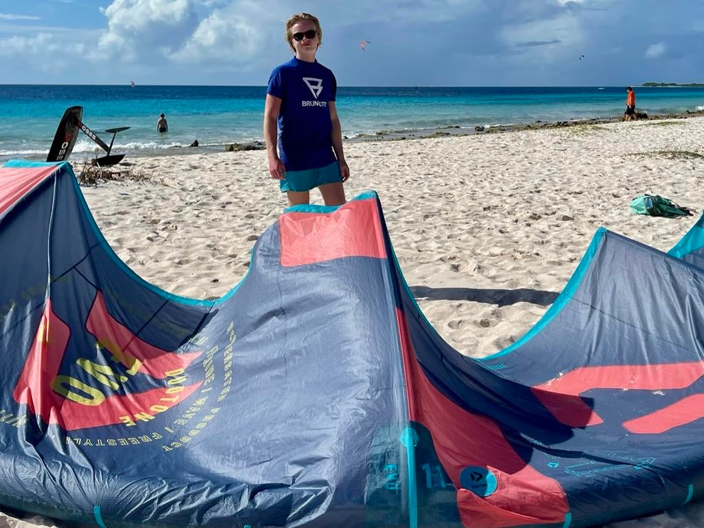 Duotone Evo 11m² Kitesurf Kite 2022, 10 m², Geen board, Ophalen of Verzenden, Zo goed als nieuw