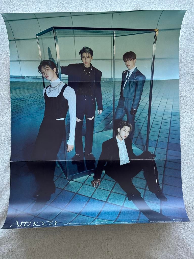 Seventeen Attacca Dance Line Poster 59x42 cm, Ophalen, Rechthoekig Staand, Zo goed als nieuw, A1 t/m A3