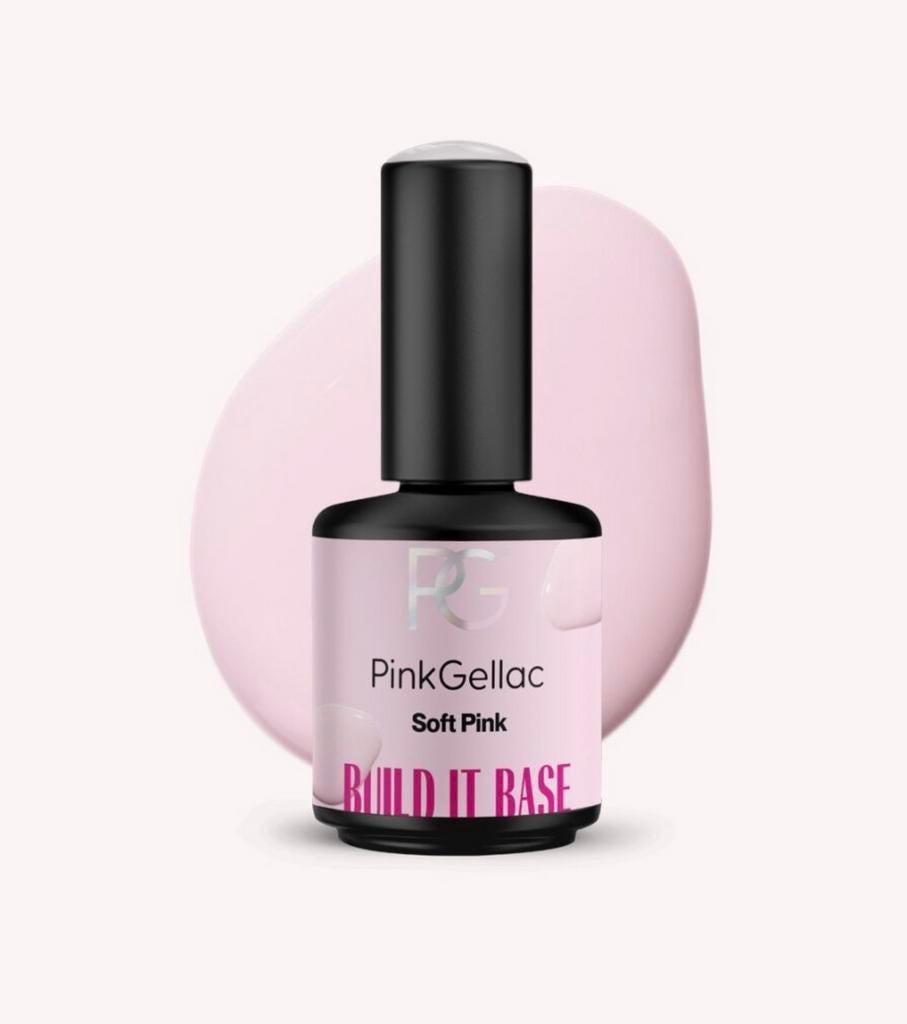 NIEUW Pink Gellac Build a base soft pink, Nieuw, Ophalen of Verzenden, Handen en Nagels, Make-up