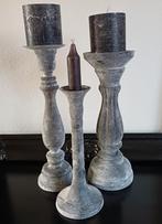 Kandelaars landelijke stijl, Ophalen of Verzenden, 25 tot 50 cm