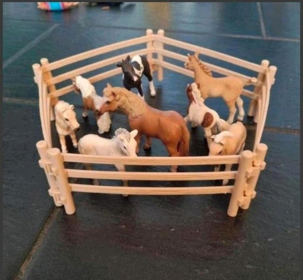 Schleich paarden wei, Ophalen of Verzenden, Zo goed als nieuw