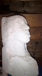 2 X INDIANENBEELD NATUURSTEEN, Verzamelen, Beelden en Beeldjes, Ophalen, Gebruikt, Mens