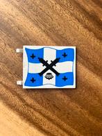 Lego pirates 2525px02 piraten vlag blauw wit kroon kanonnen, Ophalen of Verzenden, Gebruikt, Losse stenen, Lego