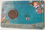 Wilhelmina 1 cent 1931 in coincard (zeldzaam jaartal), Verzenden, Koningin Wilhelmina, 1 cent, Losse munt