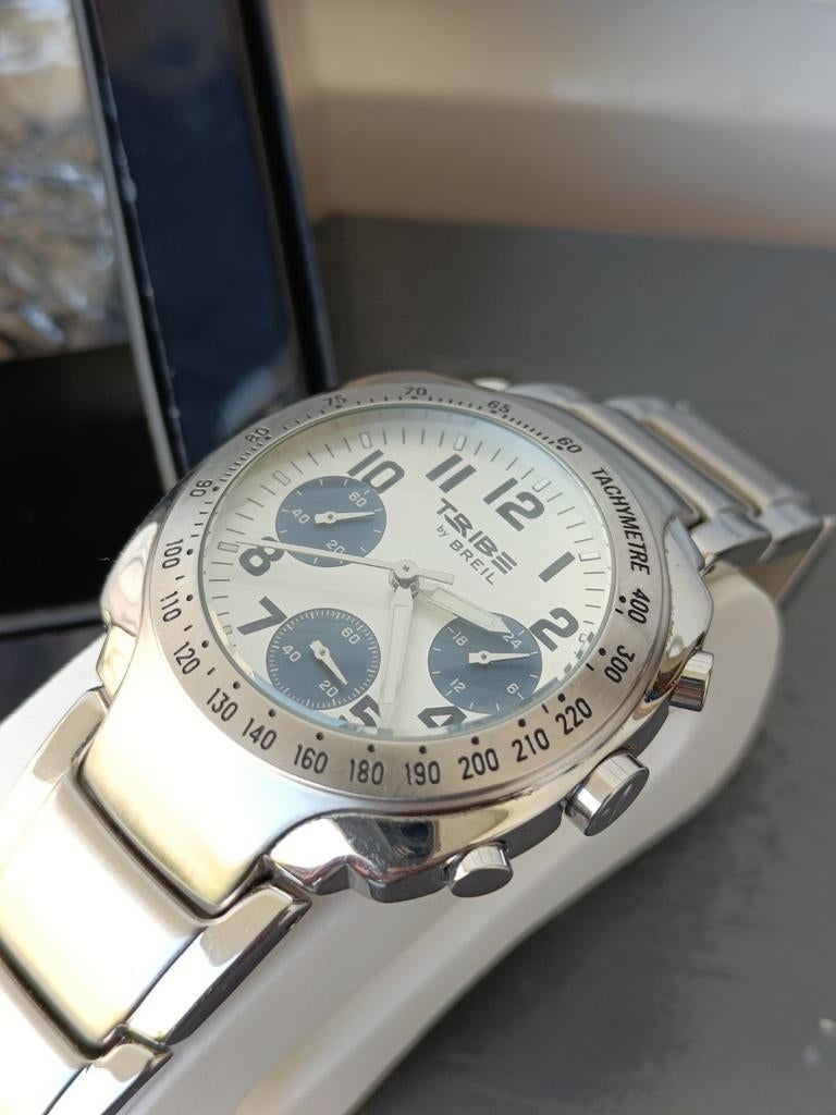 Breil Tribe Speedtimer Chronograph Seiko, IOS, Ophalen of Verzenden, Zo goed als nieuw, Waterdicht