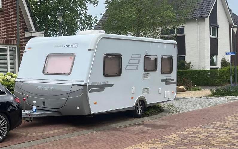 Eriba Hymer Mover 540F (2006) – Luxe gezinscaravan, Caravans en Kamperen, Schokbreker, Rondzit, Particulier, Eriba